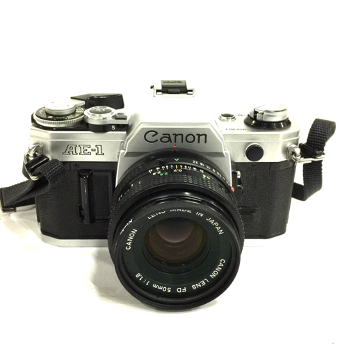 Canon AE-1 フィルム一眼レフカメラ FD 50mm レンズ 本体 Canon AE-1 FD 50mm 1:1.8 一眼レフ マニュアルフォーカス フィルム