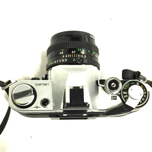 Canon AE-1 FD 50mm 1:1.8 一眼レフ マニュアルフォーカス フィルム