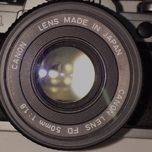 Canon AE-1 FD 50mm 1:1.8 一眼レフ マニュアルフォーカス フィルム