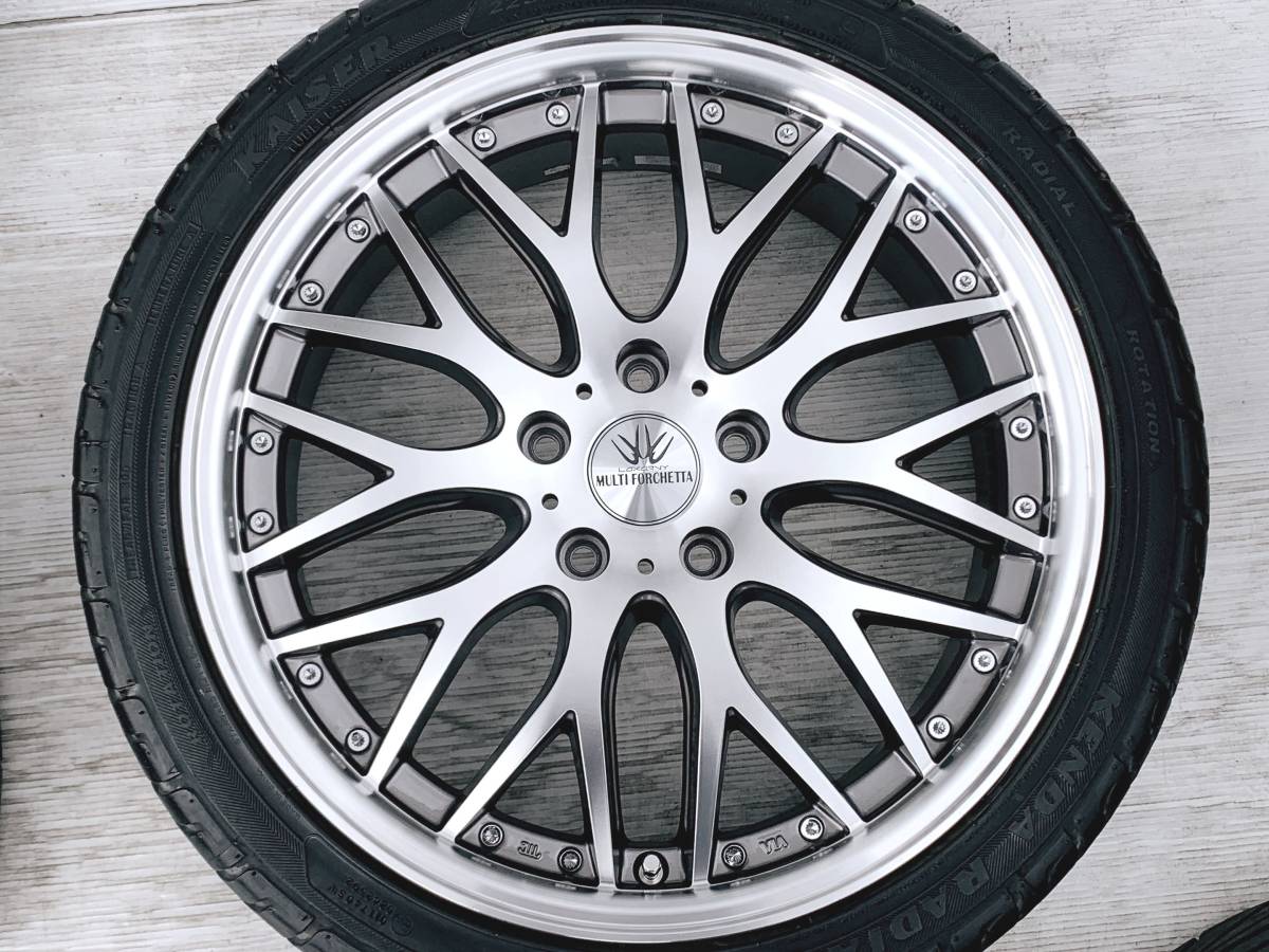 美品！バリ山！ロクサーニ マルチフォルケッタ 18インチ 7J インセット 