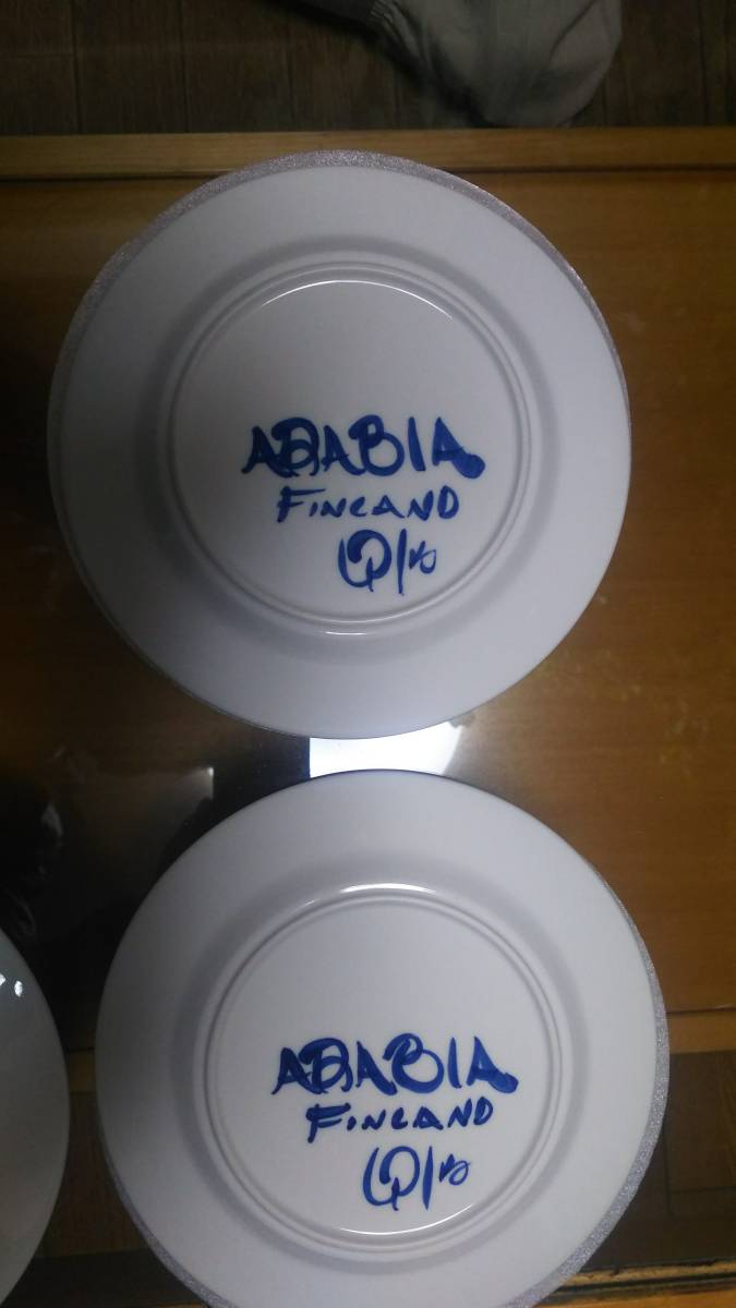 Arabia アラビア バレンシア 約19cm ケーキ皿 2枚 #2