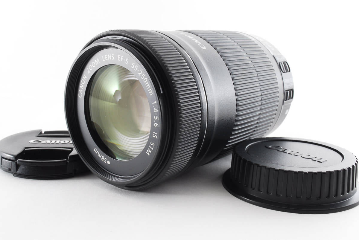 Canon EF-S 55-250mm F4-5.6 IS STM キャノン カメラ レンズ #1090