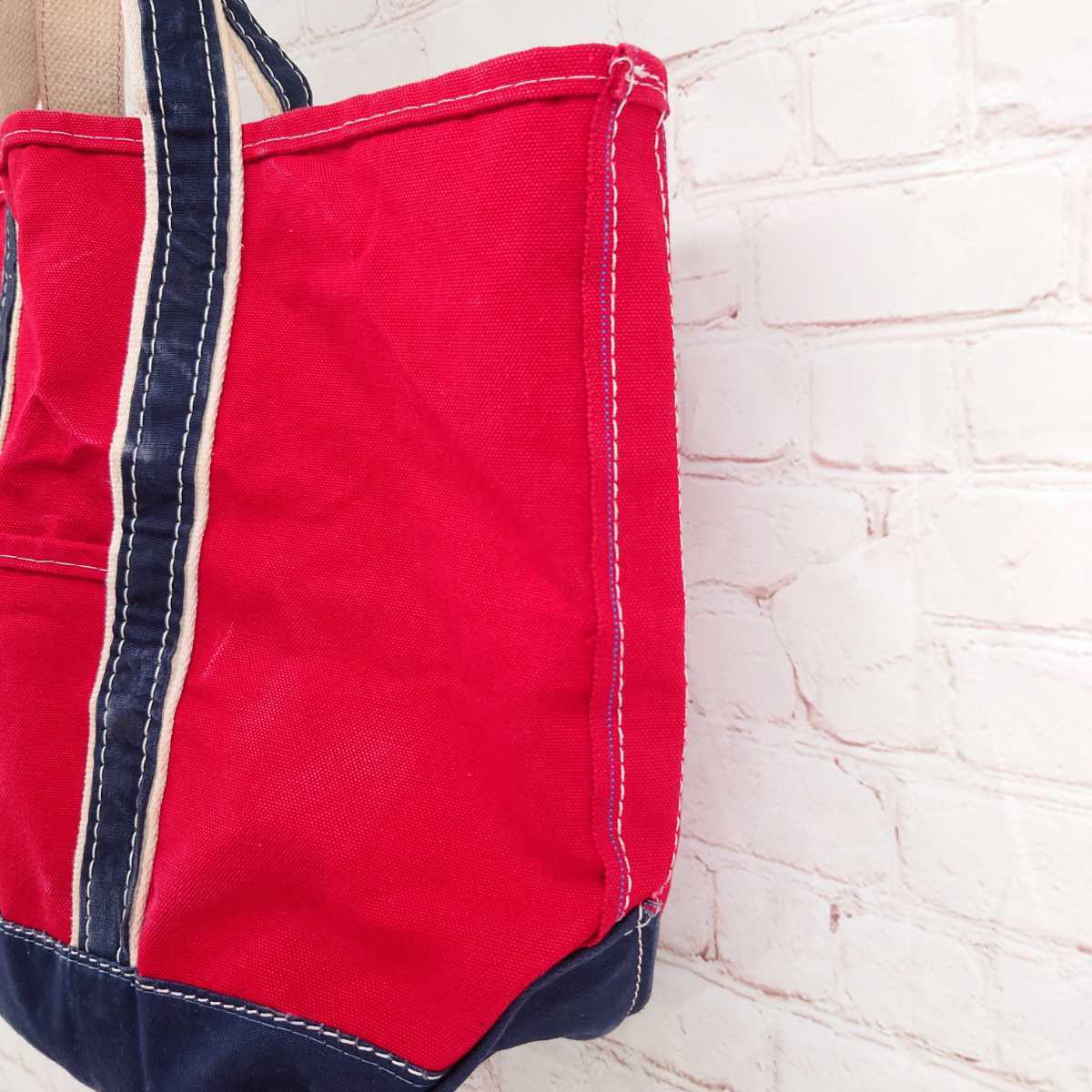80s L.L. BEAN Deluxe TALL TOTE BAG ギザタグ
