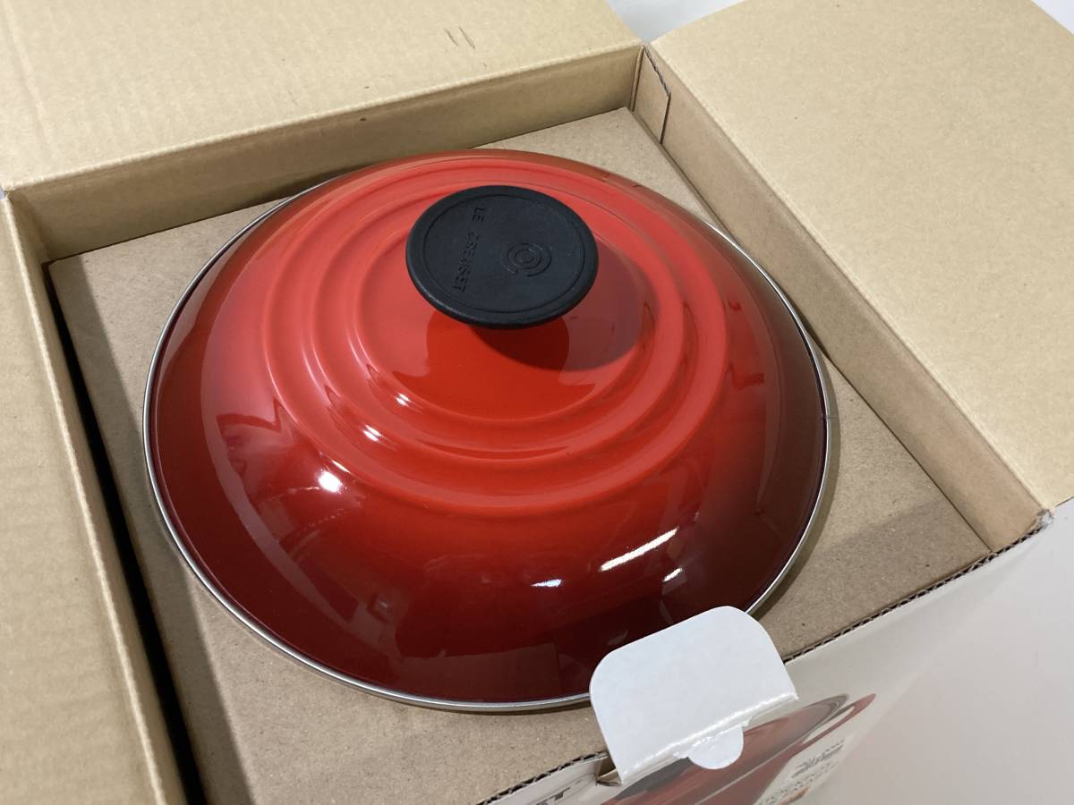 ☆LE CREUSET ルクルーゼ ストックポット 5.7L 20cm チェリーレッド 未 