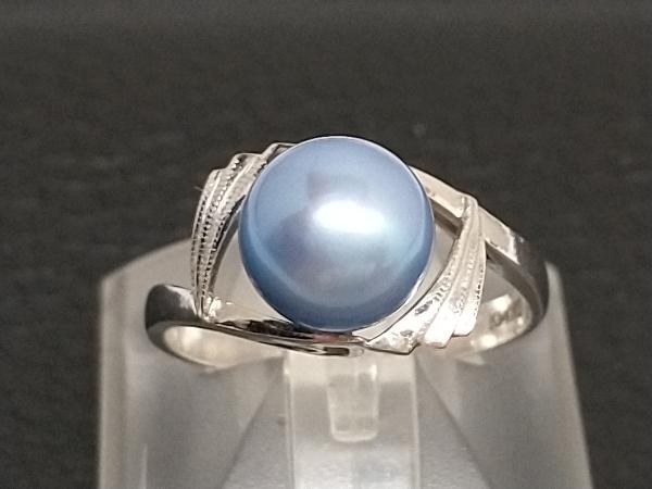 K14WG／青石約7mm珠／11.5号／2.4gデザインリング | K14WG トルコ石付