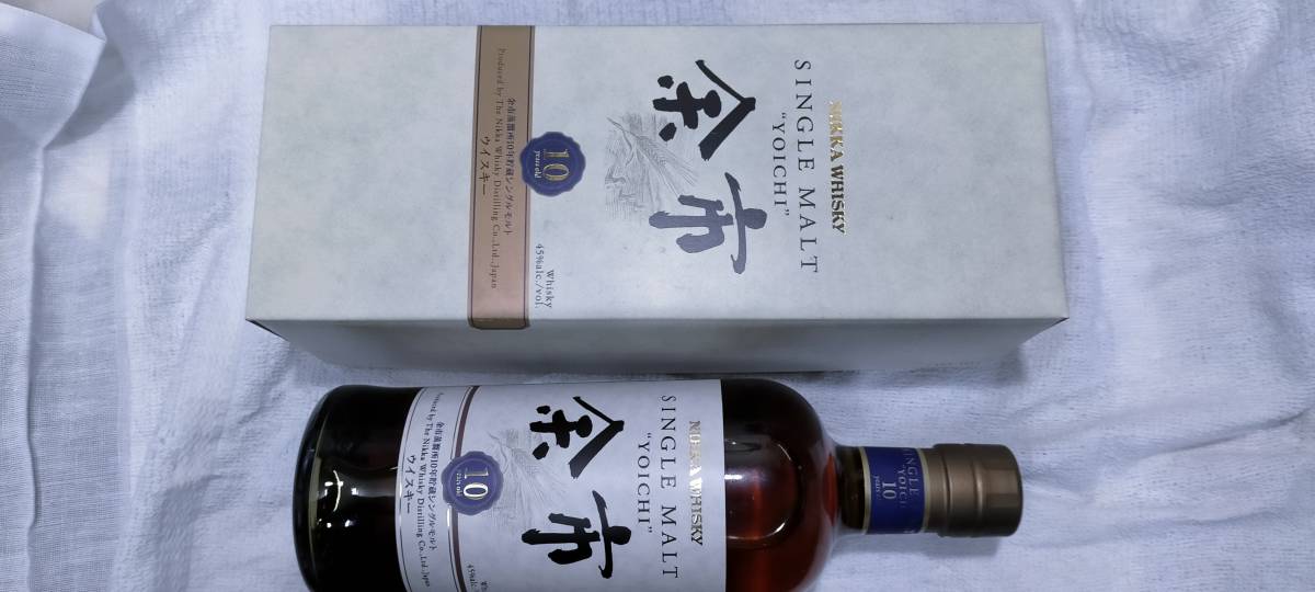 未開栓古酒 NIKKA ニッカウイスキー シングルモルト余市10年 700ml 45%