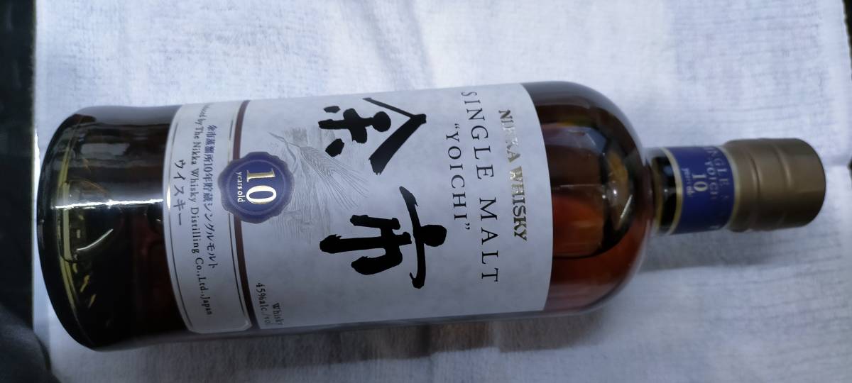 未開栓古酒 NIKKA ニッカウイスキー シングルモルト余市10年 700ml 45%