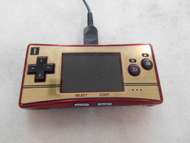♪ジャンク Nintendo GAME BOY micro ゲームボーイ ミクロ Happy mario