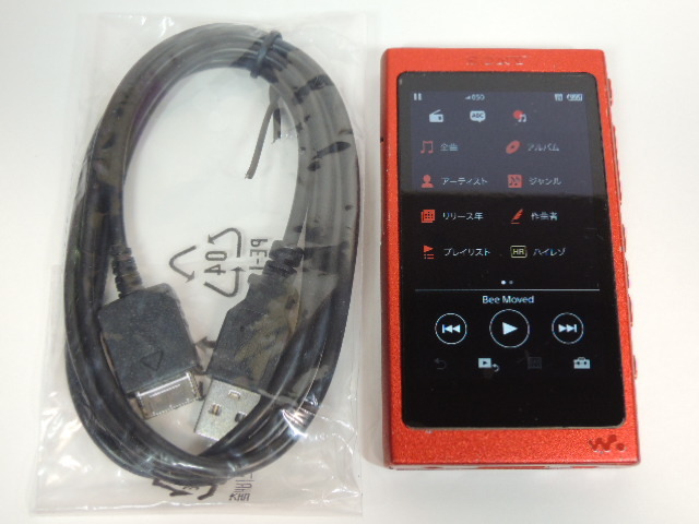 1X909EZ◎SONY ウォークマン NW-A37 シナバーレッド 32GB ハイレゾ対応