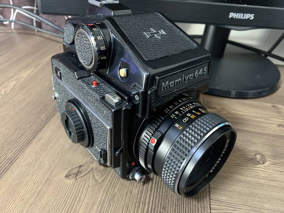 Mamiya 0 1000S C Sekor 80mm M645 - 1000s + Finder Lens Mamiya 