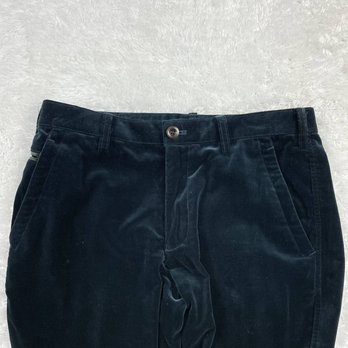 ポールスミス セットアップ ネイビー ベルベット（ベロア） ポール