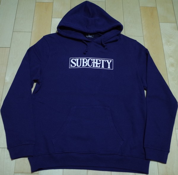 新品XL半額 定価12，000円 サブサエティ SUBCIETY パーカー ロゴ