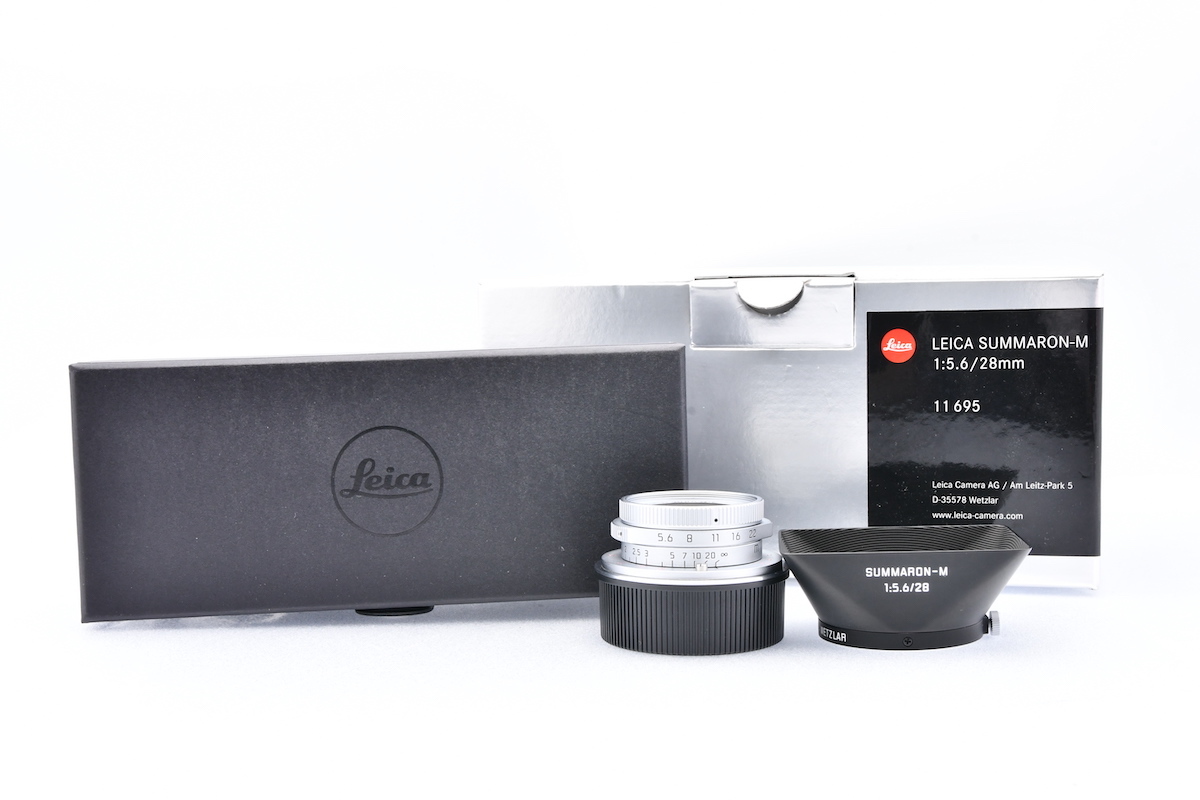 高品質，新作 Leica SUMMARON-M 28mm F5.6 E34 Mマウント 復刻版 11695 ライカ 広角単焦点レンズ 箱付 ズマロン 07144(ライカ)｜売買されたオークション情報、yahooの商品情報をアーカイブ公開 - オークファン ライカ