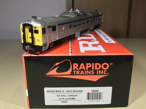 ラピッドトレイン　VIARAILCANADA　BUDD　RDC-2　＃６２０５　DCCサウンド