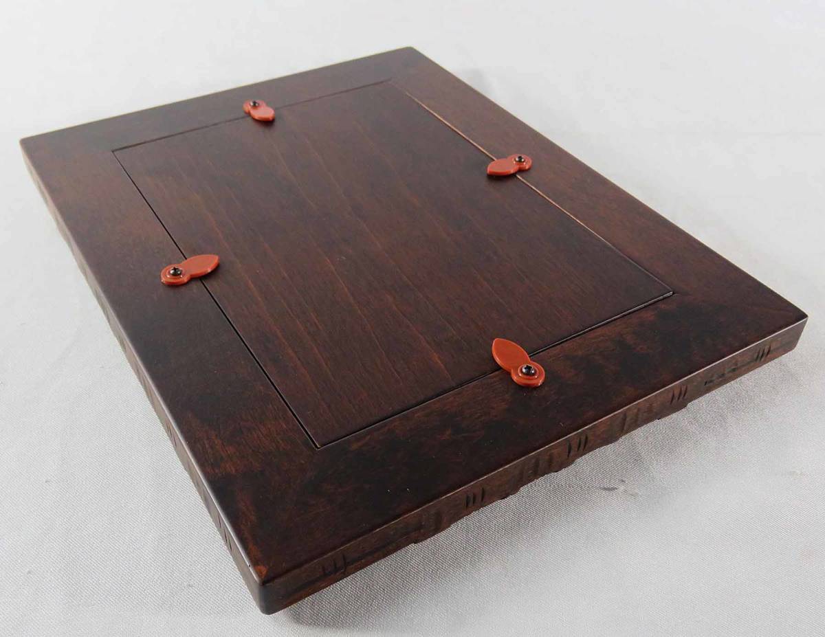 軽井沢彫り写真立て ミツ窓 桜 軽井沢彫家具工房 ICCHODO