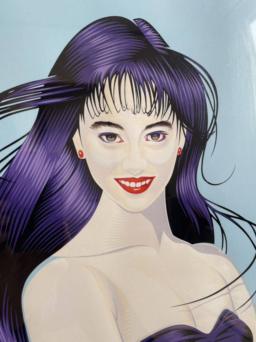 シルクスクリーン ロバートブルー マインドゲーム 中山美穂 レコード 