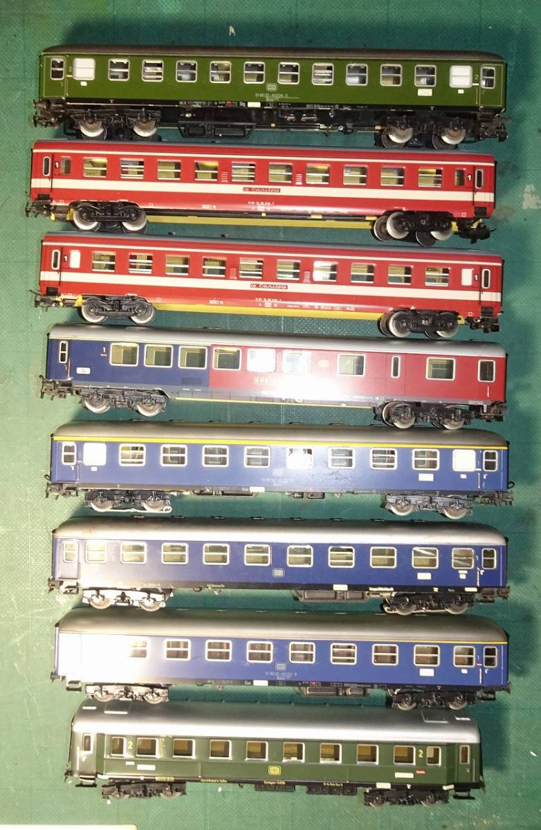 Marklin メルクリン客車 4037,4032,4075x2両、4078，4051