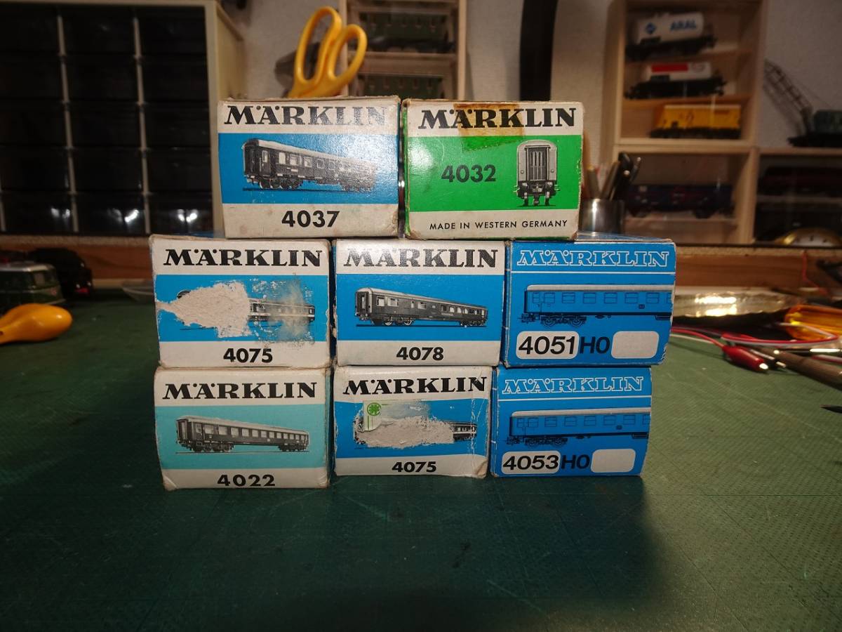 Marklin メルクリン客車 4037,4032,4075x2両、4078,4051 Marklin メルクリン客車 4037,4032,4075x2両、4078,4051