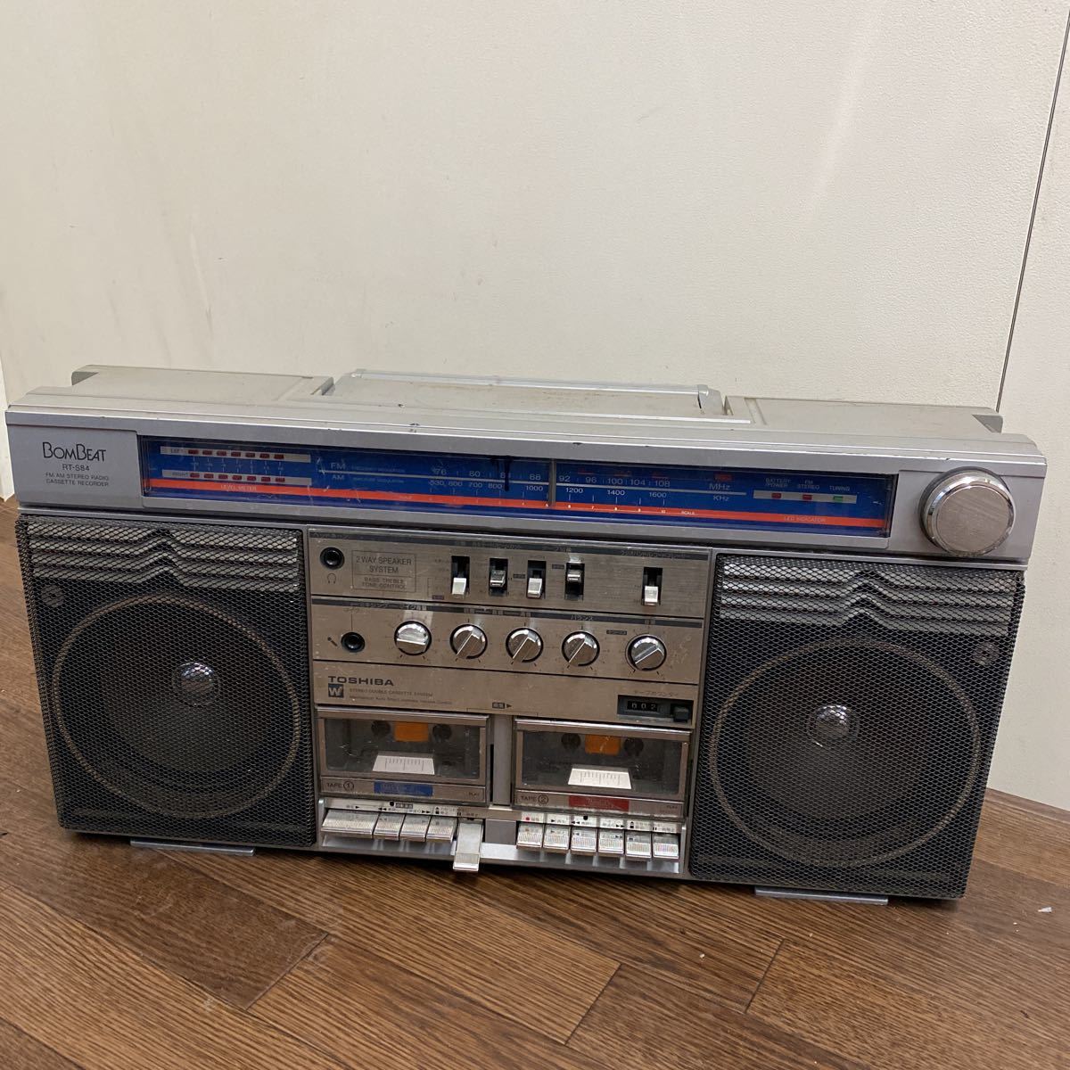 TOSHIBA RT-S84 BOMBEAT 東芝 ラジカセ ラジカセステレオラジオ