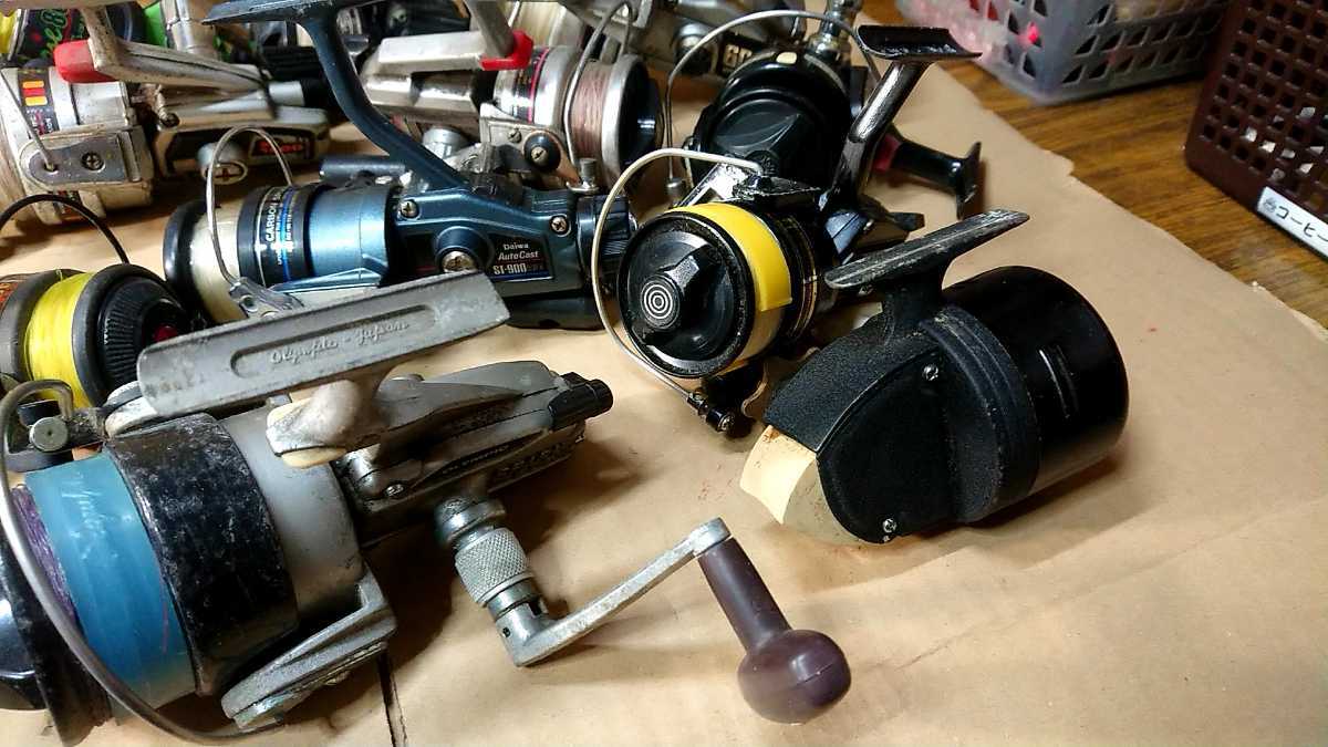 釣り・リール色々まとめ売り・①・20個・DAIWA・RYOBI・他・釣具