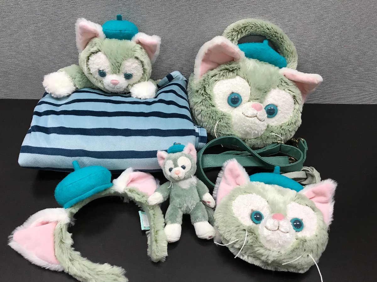 ディズニー　ジェラトーニグッズ　5点　カチューシャ　ぬいぐるみバッジ　パスケース　ブランケットほか 4Y42 【80】