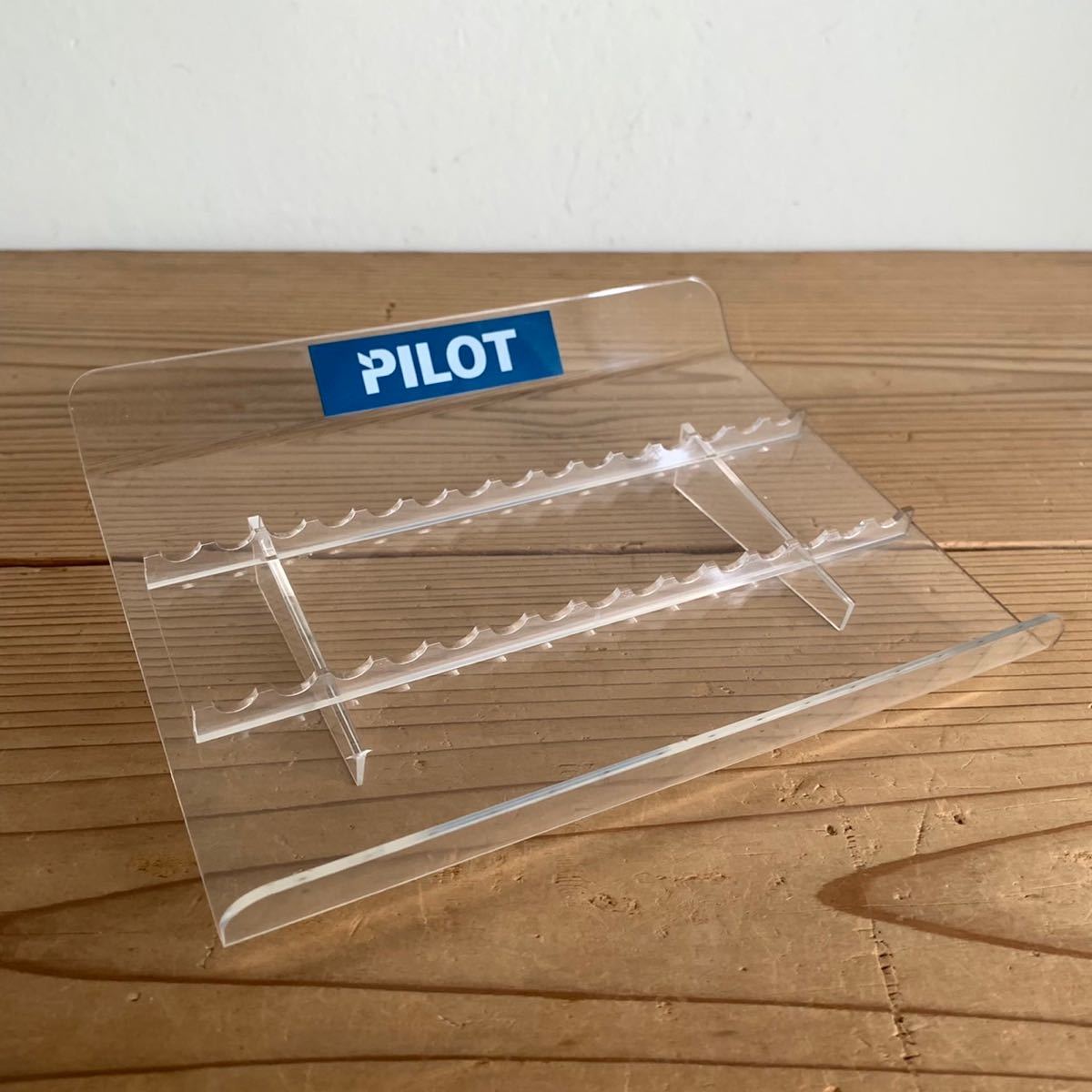 真》万年筆④ 希少 当時物 古い文房具店 PILOT 陳列用 什器 展示台
