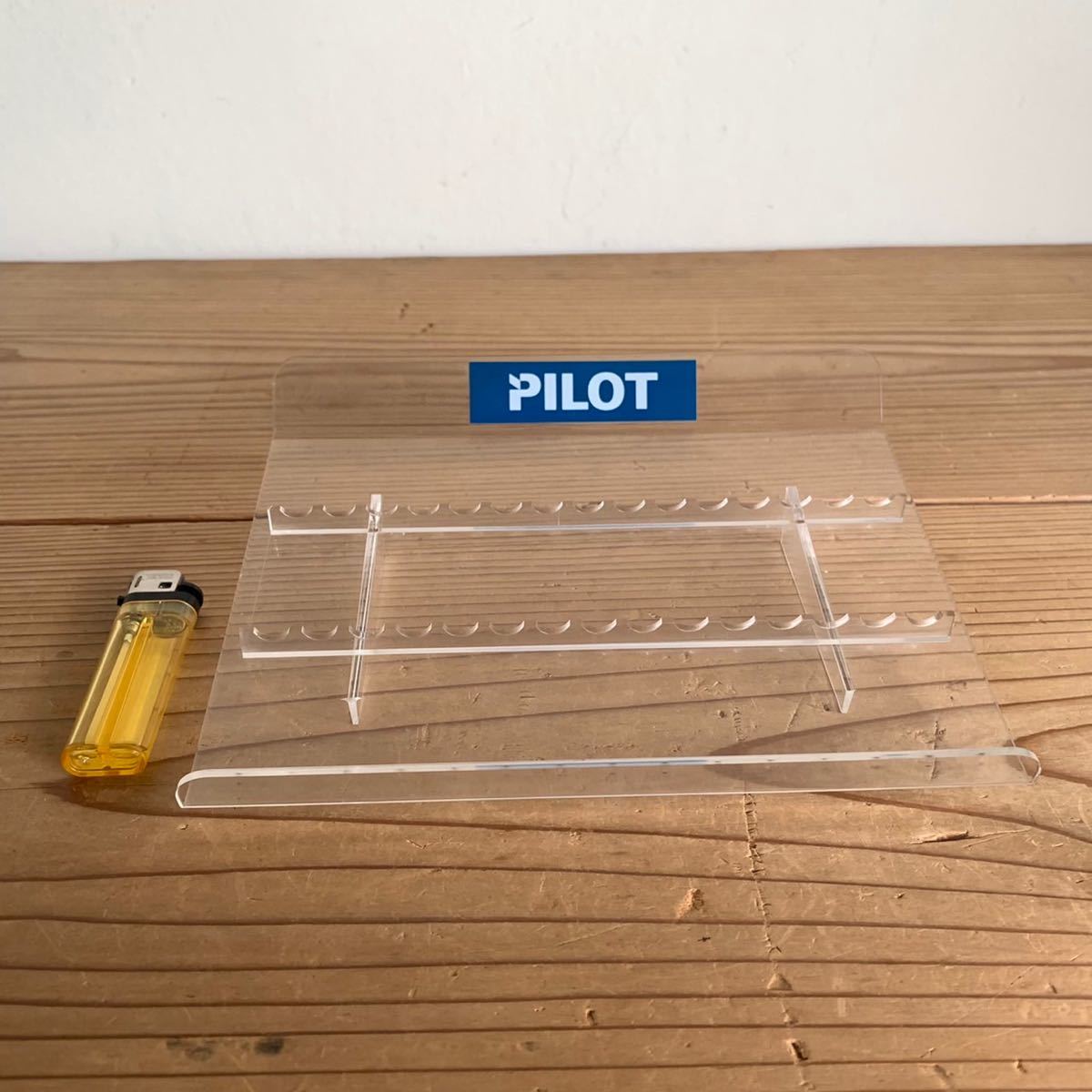 真》万年筆④ 希少 当時物 古い文房具店 PILOT 陳列用 什器 展示台