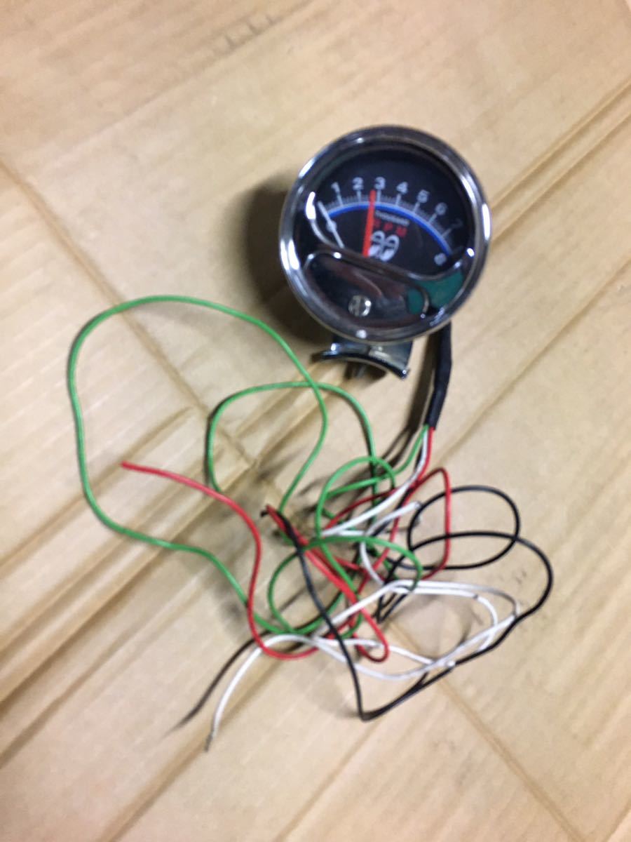 ★送料無料　ムーンアイズ☆MOONEYES★8000rpm　タコメーター　RPM　THOUSAND　ジャンク