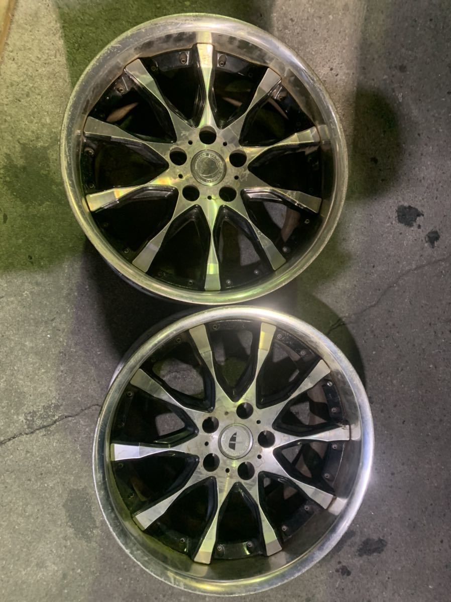 ★売切り!★WORK ワーク シュバート SW1 SW2 18インチ 9.5J+20 5穴 PCD114.3 ドリフト ドリ車 ドレスアップ