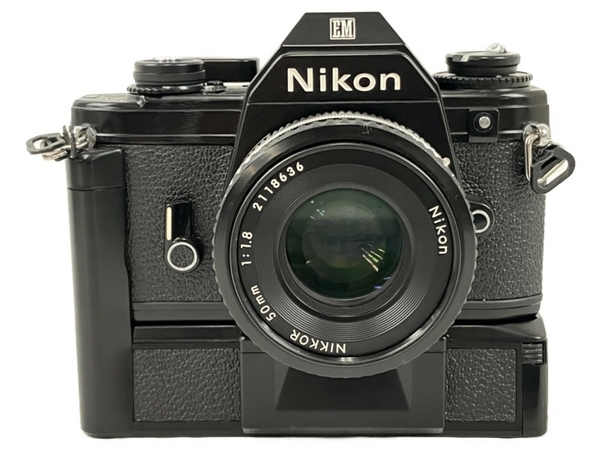  Nikon EM NIKKOR 50mm 1:1.8 MD-E フィルムカメラ レンズ モータードライブ ニコン ジャンク N7263612(ニコン)｜売買されたオークション情報、yahooの商品情報をアーカイブ公開 - オークファン マニュアルフォーカス