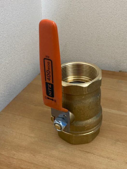 新品　KITZ キッツ ボールバルブ 400型T　2インチ　50A ねじ込み　黄銅