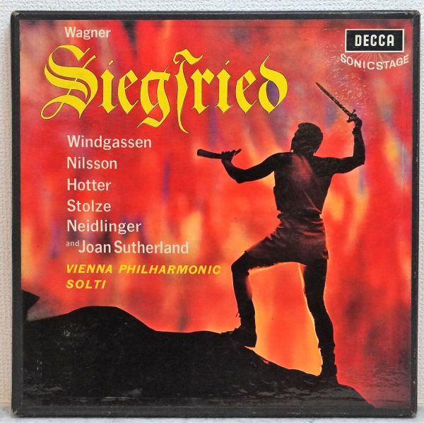 ワーグナー ジークフリート ショルティ 英DECCA WBG ED1 5LP箱