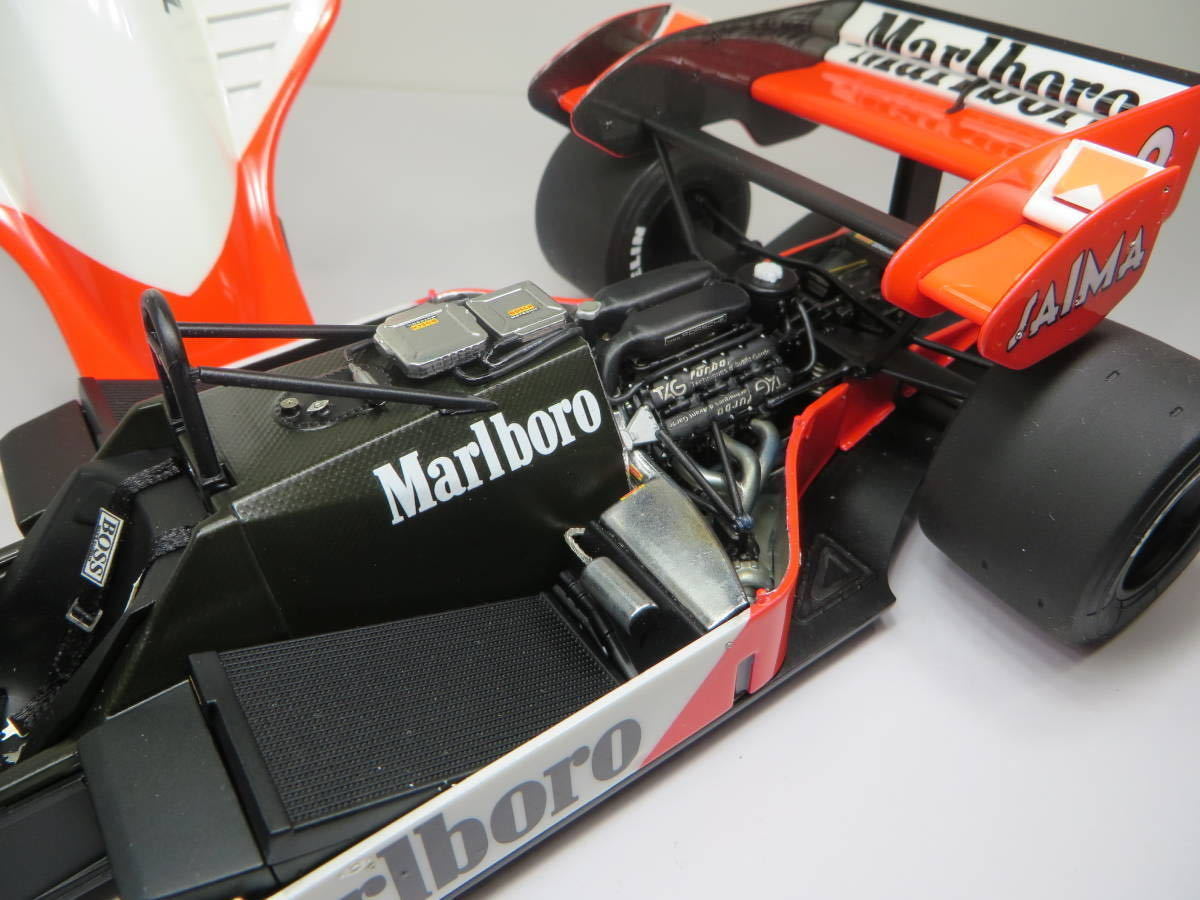 素人 完成品 アオシマ ビーマックス マクラーレン MP4/2 イギリスGP 