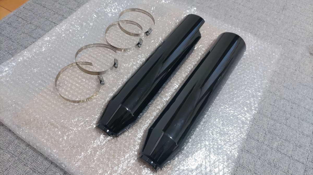 ハーレーダビッドソン TCソフテイル FXSB ブレイクアウト 純正 マフラー ヒートシールド 65400106 65400107 極上品