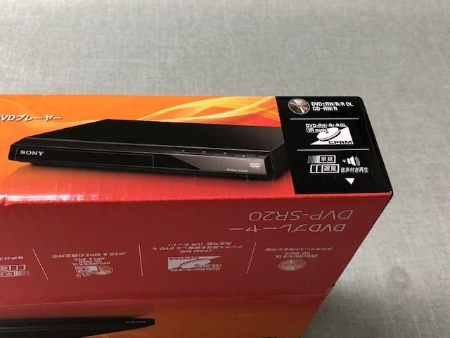 新品】SONYソニー DVDプレーヤー DVP-SR20 コンパクトデザインのDVD