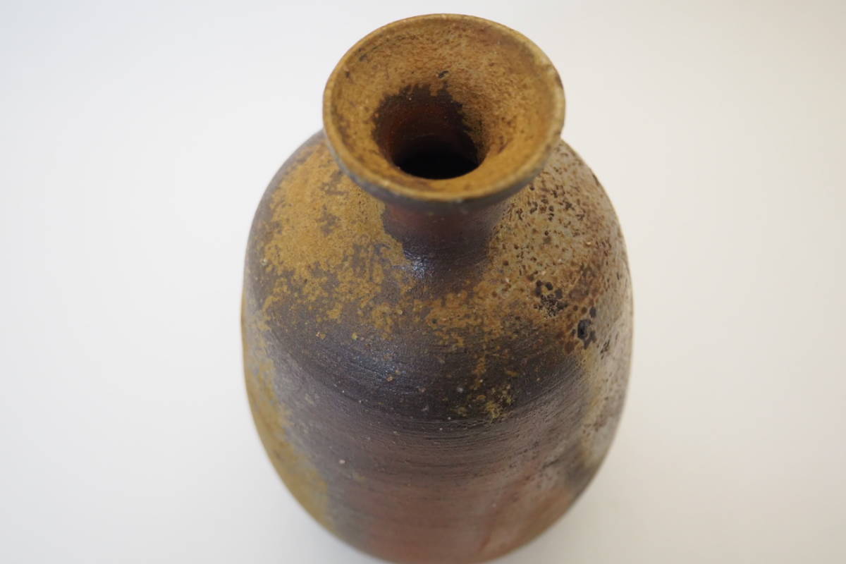 備前焼 小西陶古 酒器 徳利 猪口 栞 共箱