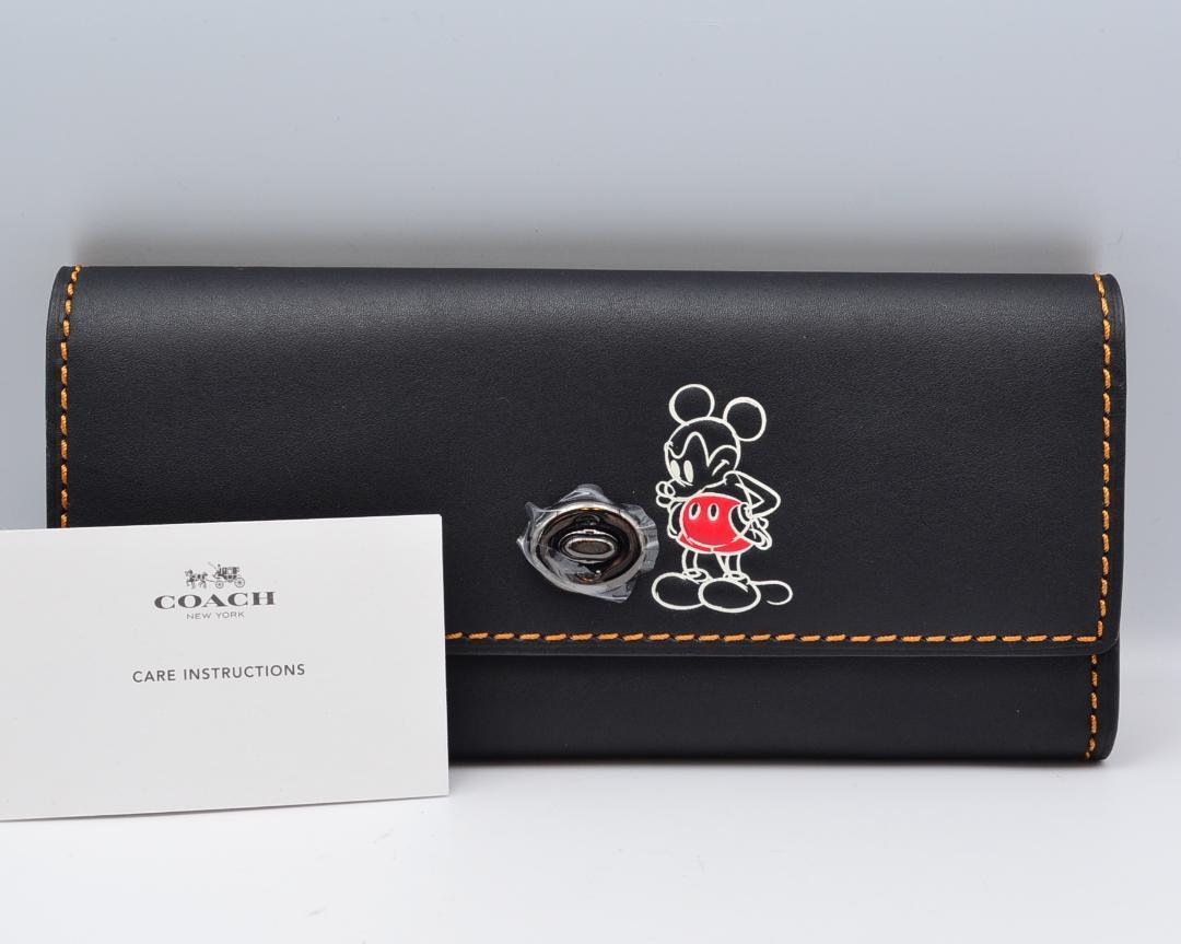 Coach ミッキー Mickey mouse 長財布 ミッキー COACHコーチ ミッキー
