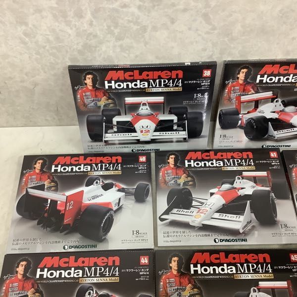 1円〜 未開封 デアゴスティーニ 週刊マクラーレン ホンダ MP4⁄4 第38〜41