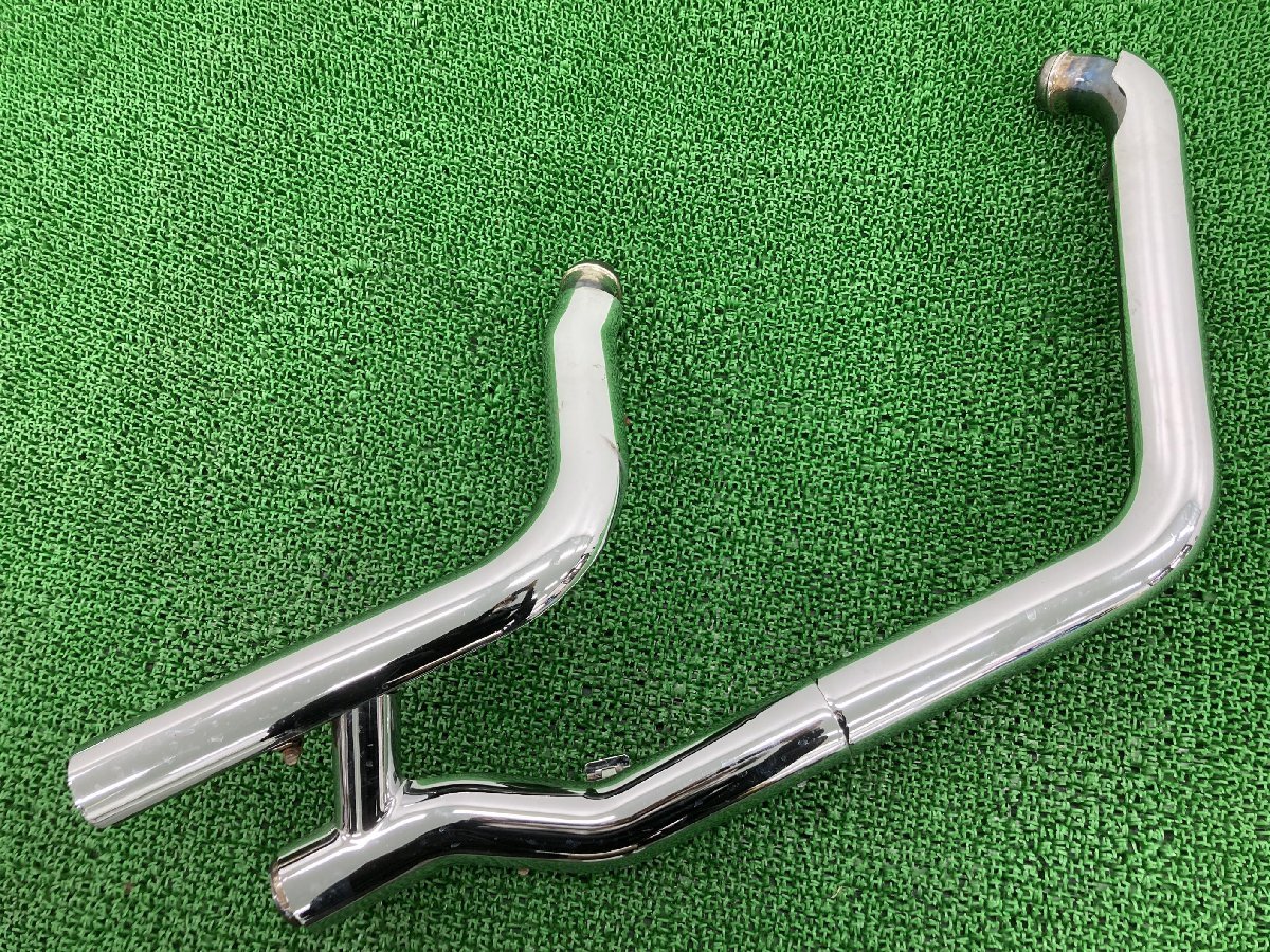 FLSTF1580 エキパイマフラー 66779-07A ハーレー 純正 中古 バイク 部品 ソフテイル ファットボーイ コケキズ無し 凹み無し 車検 Genuine