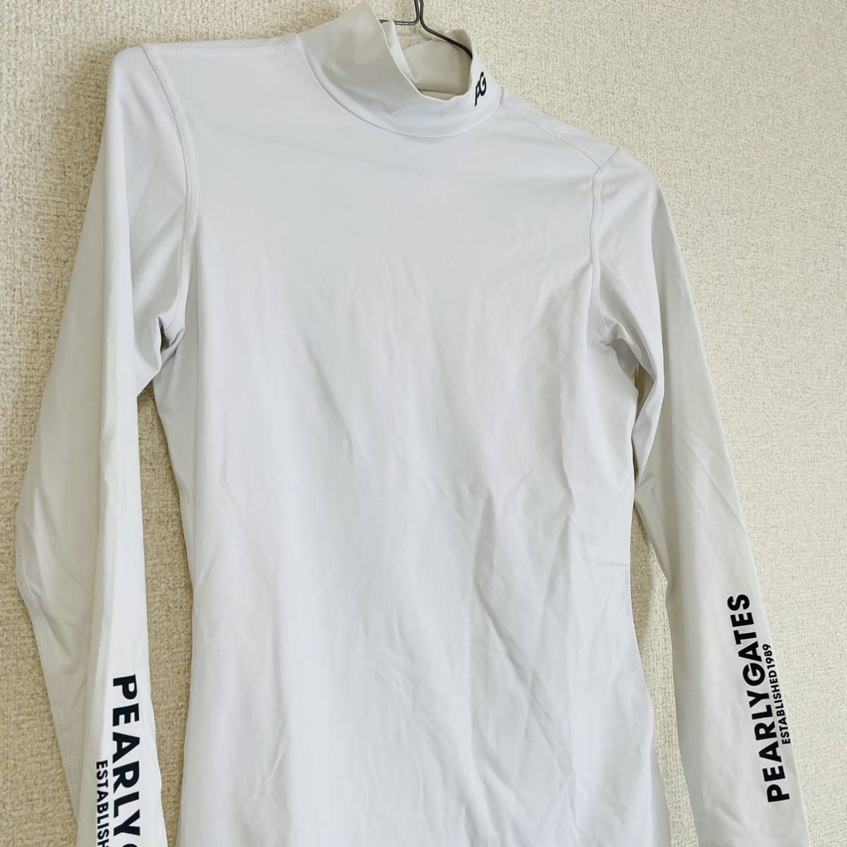 pearly gates パーリーゲイツ　アンダー　インナー　シャツ　ハイネック　モックネック　長袖　レディース　0