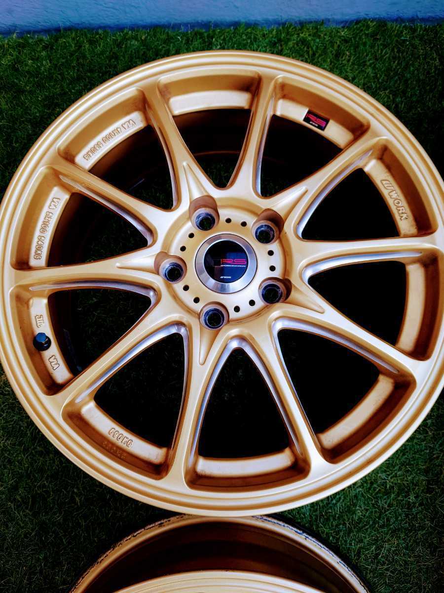 送料込】WORK EMOTION RSα ワークエモーションRSα 17インチ 7.0J +50 