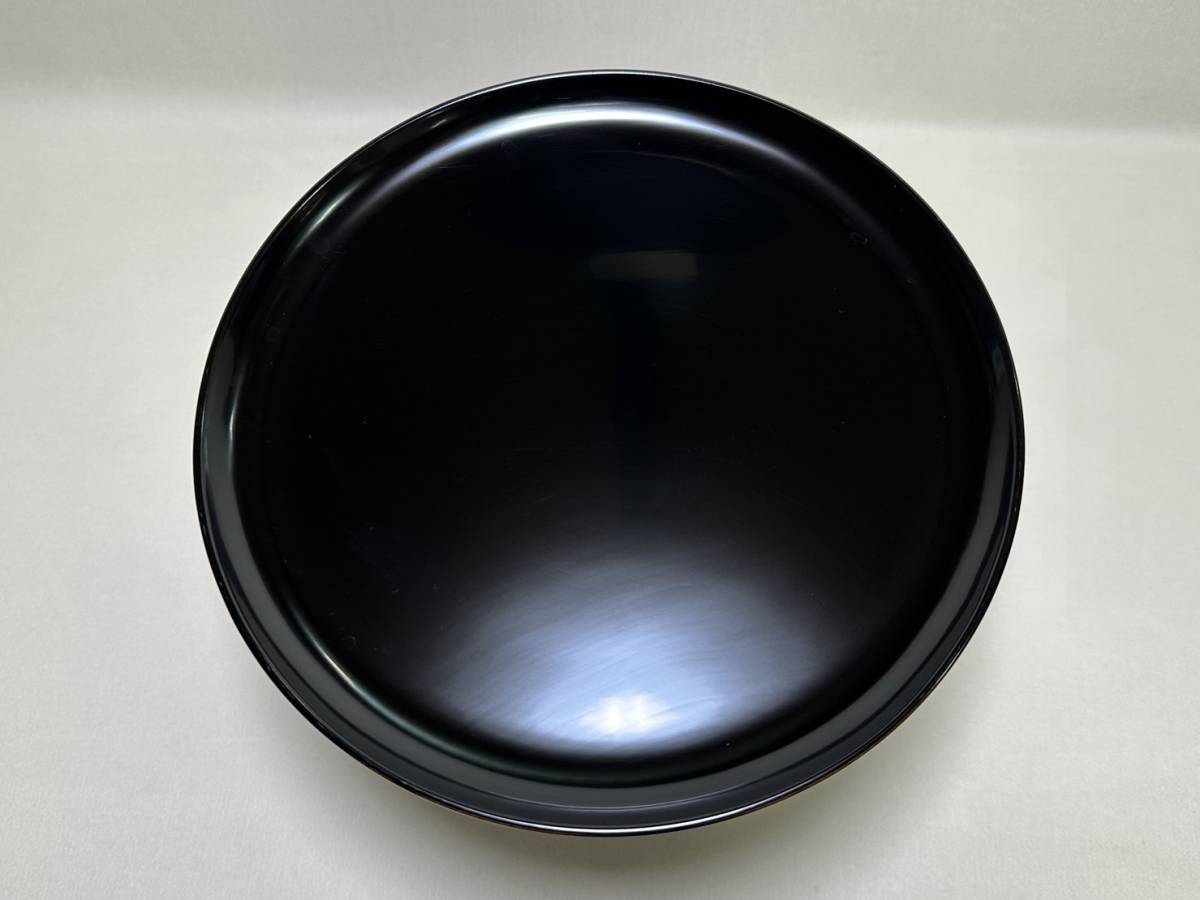 貴人高杯 【TY343 茶道具 堅地本漆塗 菓子台 菓子器 漆器 漆芸 江戸