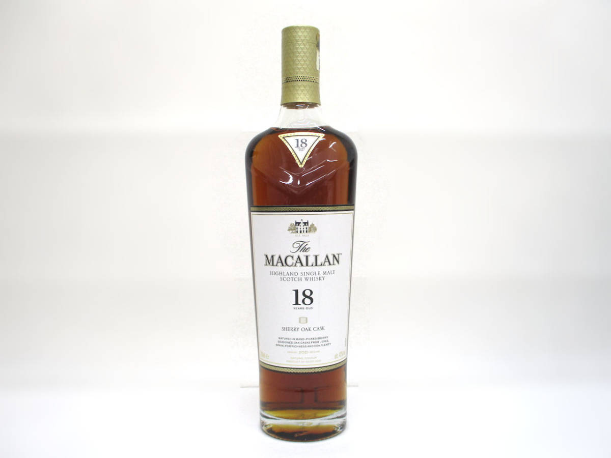 大黒屋】ザ マッカラン 18年 シェリーオークカスク ☆ The MACALLAN