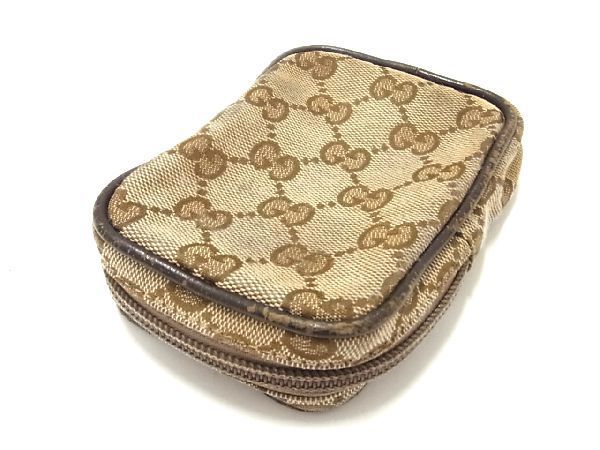 1円 GUCCI グッチ 115249 200047 GGキャンバス ポーチ シガレット