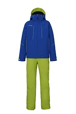 ★ 【 PHENIX (フエニックス) 】 PS8G22P83 　 BL　 140cm ジュニアサイズ調節機能付きスキーウエアー　 上下セット