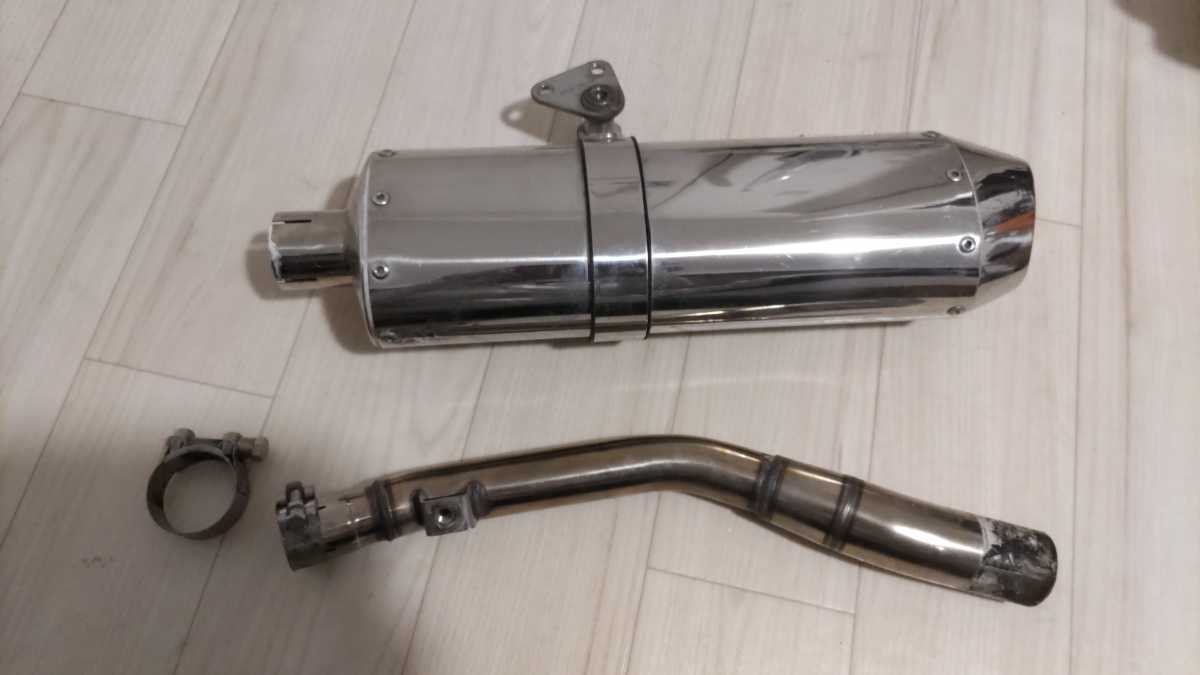 XTZ125用マフラー SP武川 コーンオーバル タケガワ 政府認証 コーン