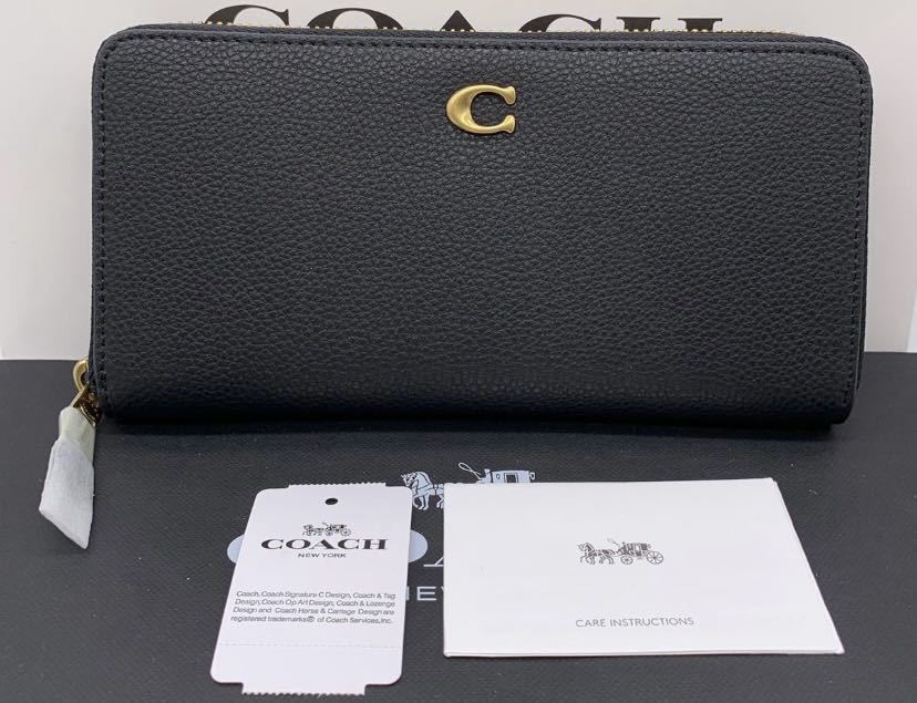 COACH 長財布 CC489 ブラック アウトレット品 【公式通販】