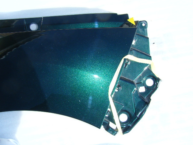 左 リア フェンダー コペン セロ LA400K 61612-B2450 カラーNo G37 左