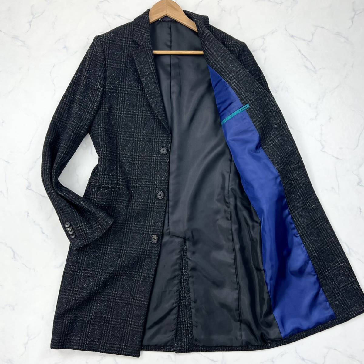 C26〈未使用に近い〉PS Paul Smith【溢れる英国調】グレンチェック