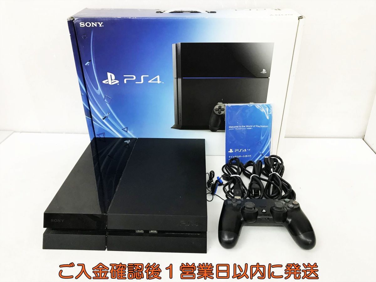 PS4 本体(コントローラー付き) 1円】PS4 本体 セット 500GB ブラック SONY PlayStation4 CUH-1100A